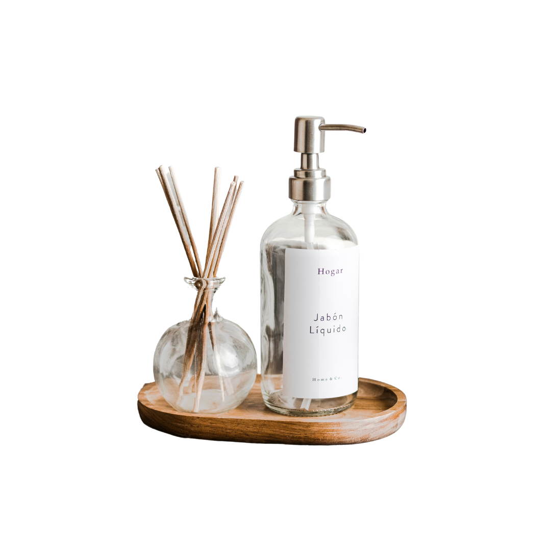 Jabonera transparente