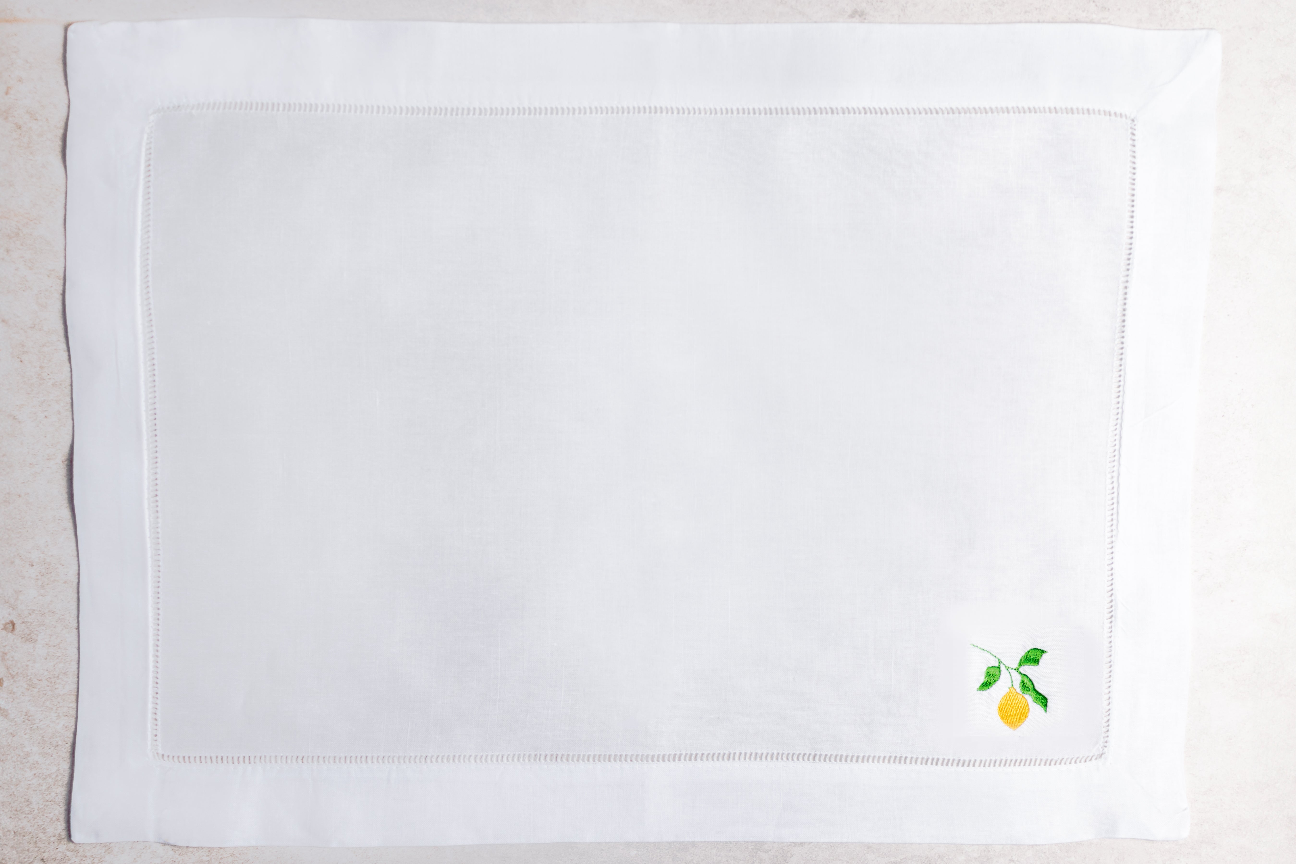 Mantel individual de lino