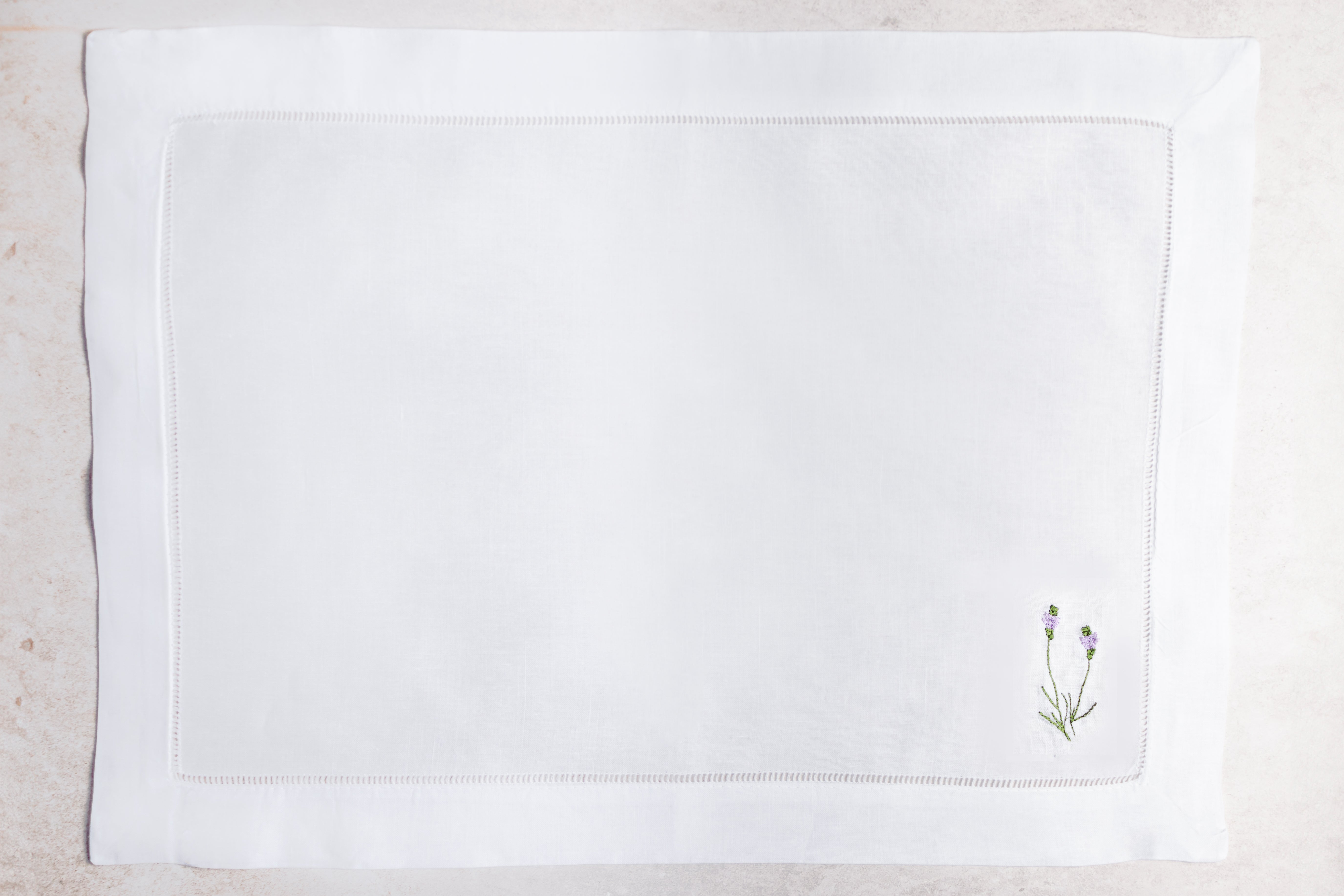 Mantel individual de lino