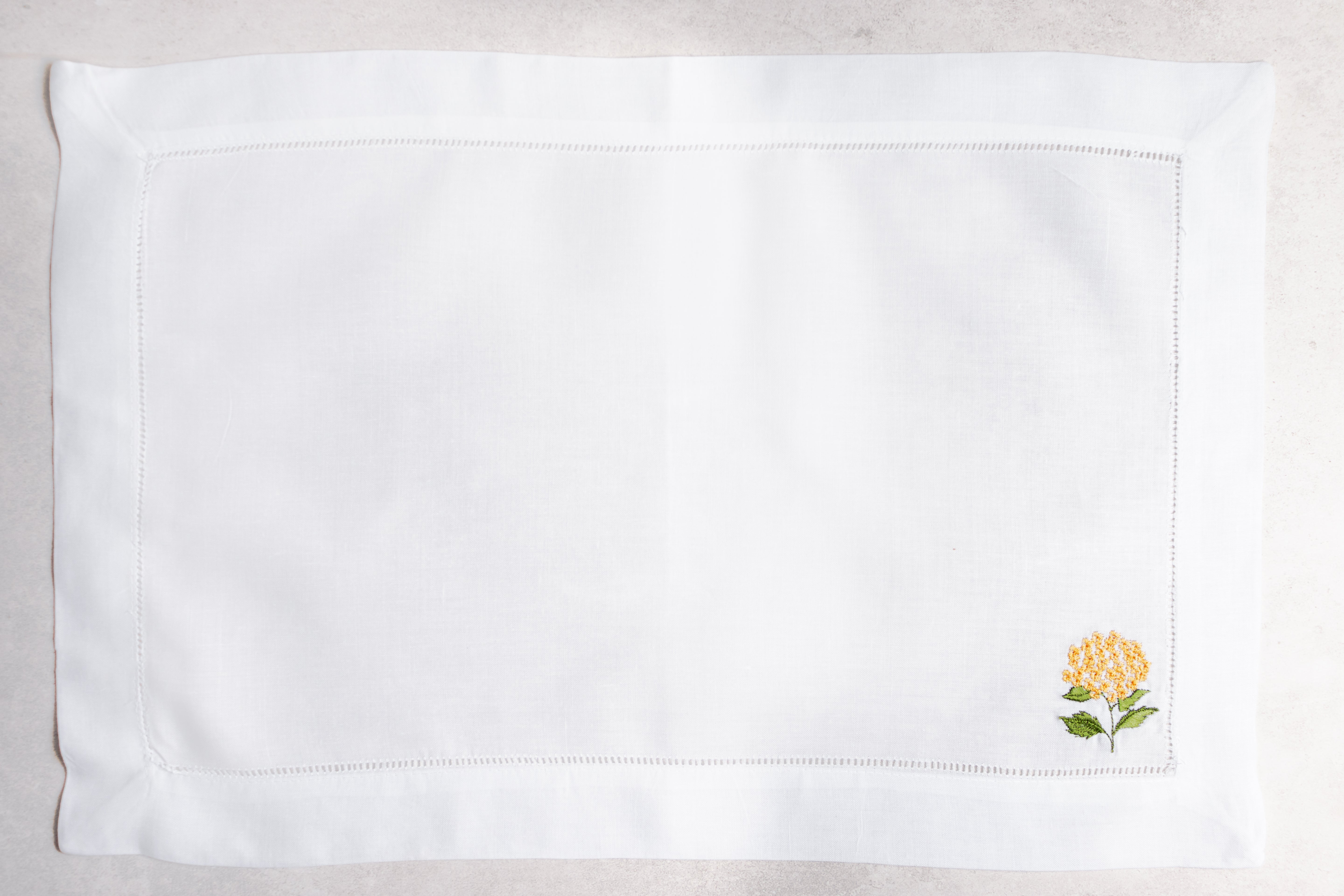 Mantel individual de lino