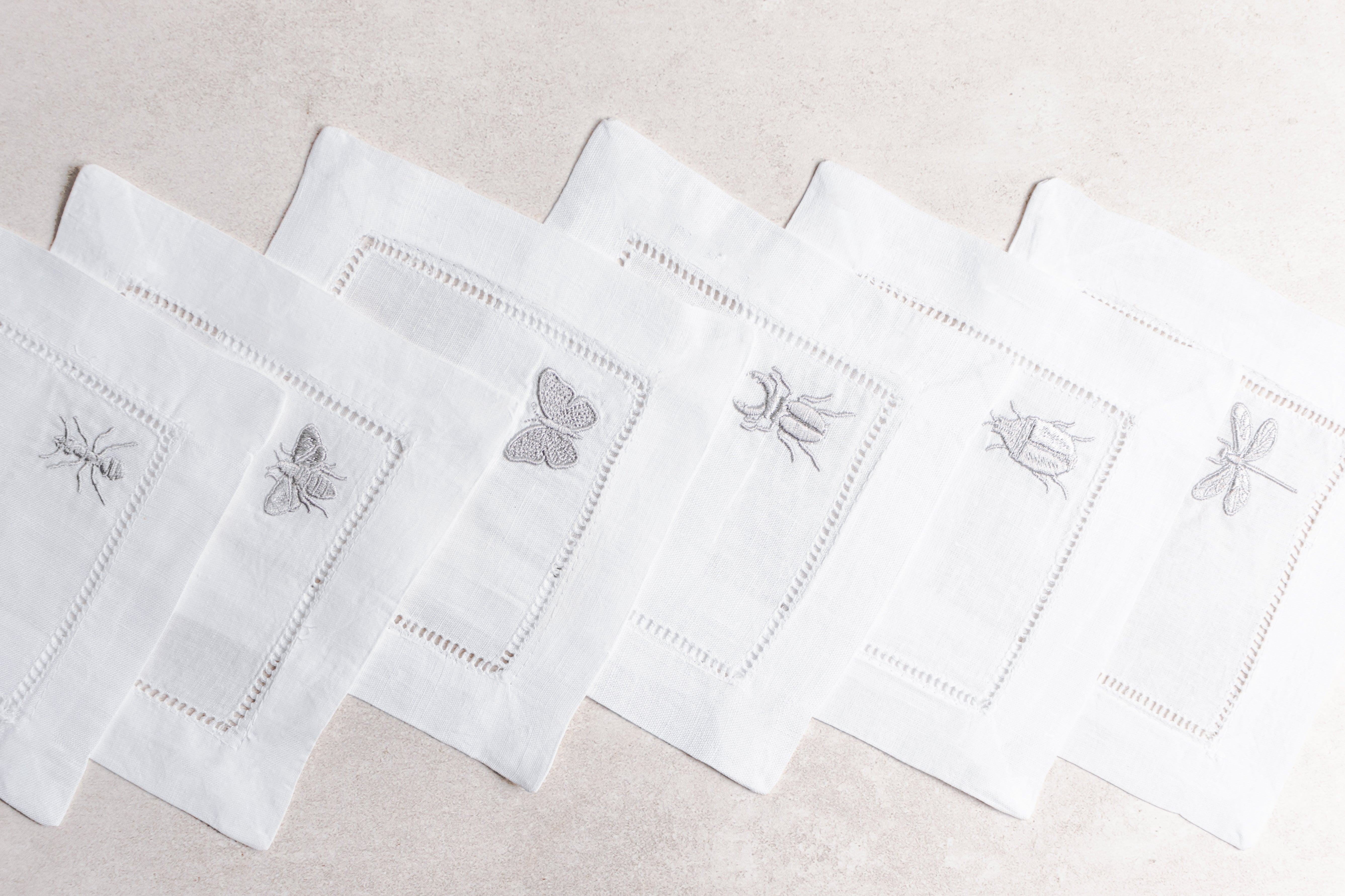 Set 6 servilletas cocteleras