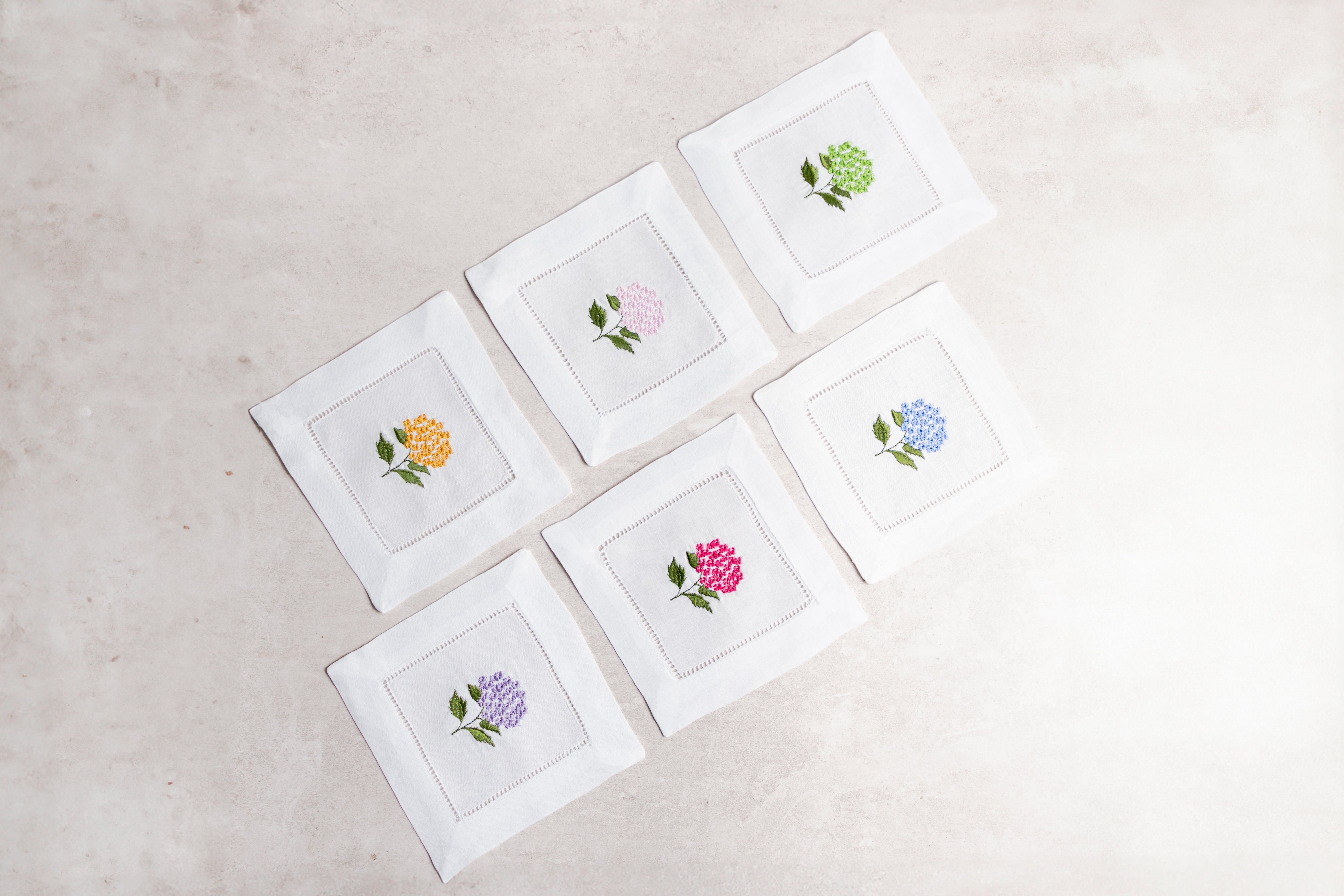 Set 6 servilletas cocteleras