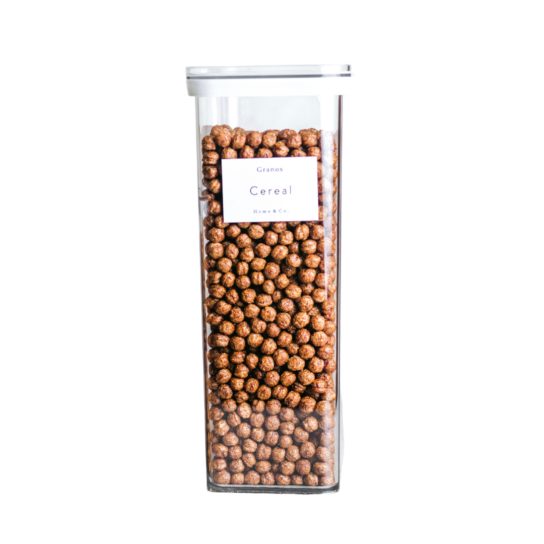 Contenedor rectángular transparente 3400 ml