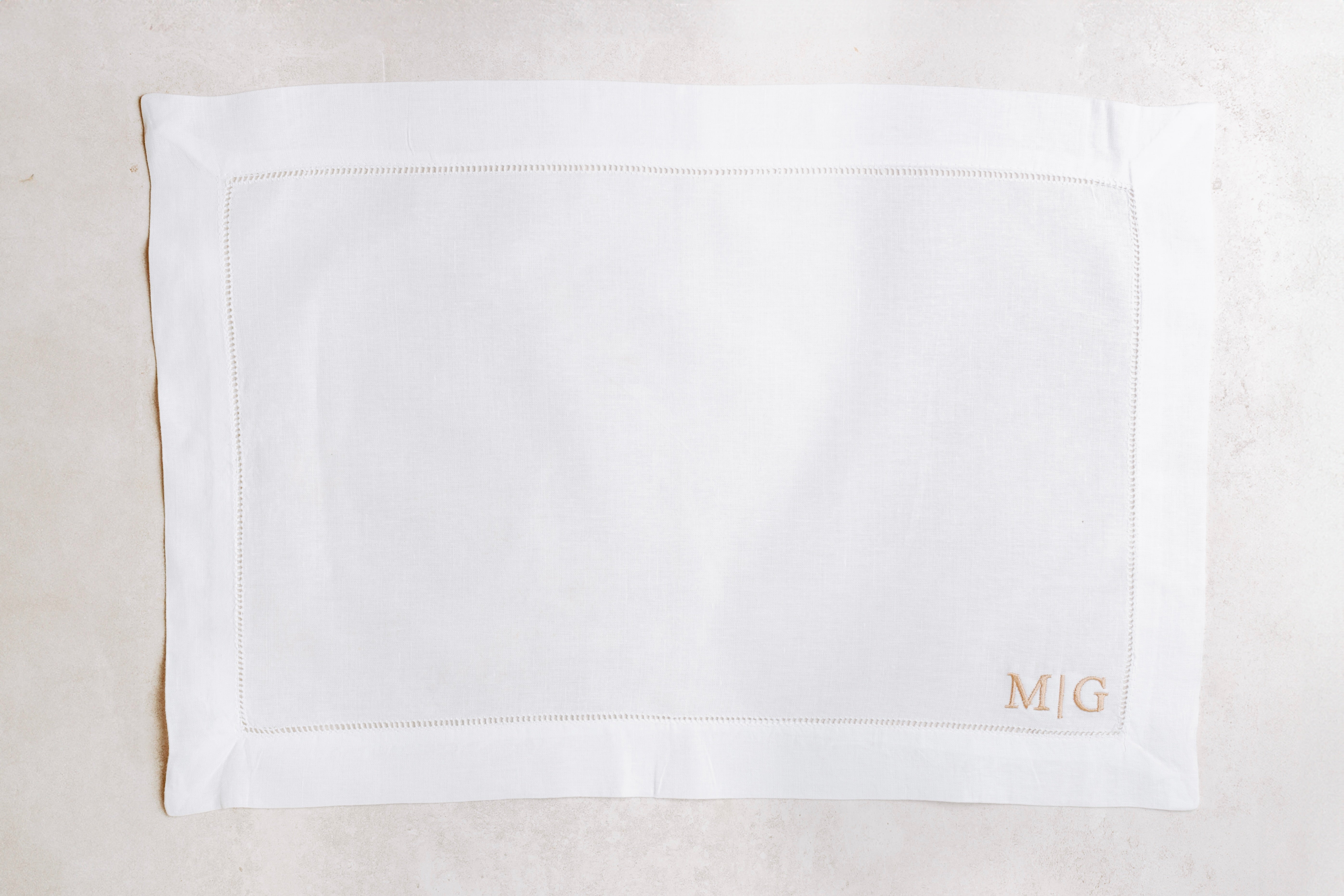 Mantel individual de lino