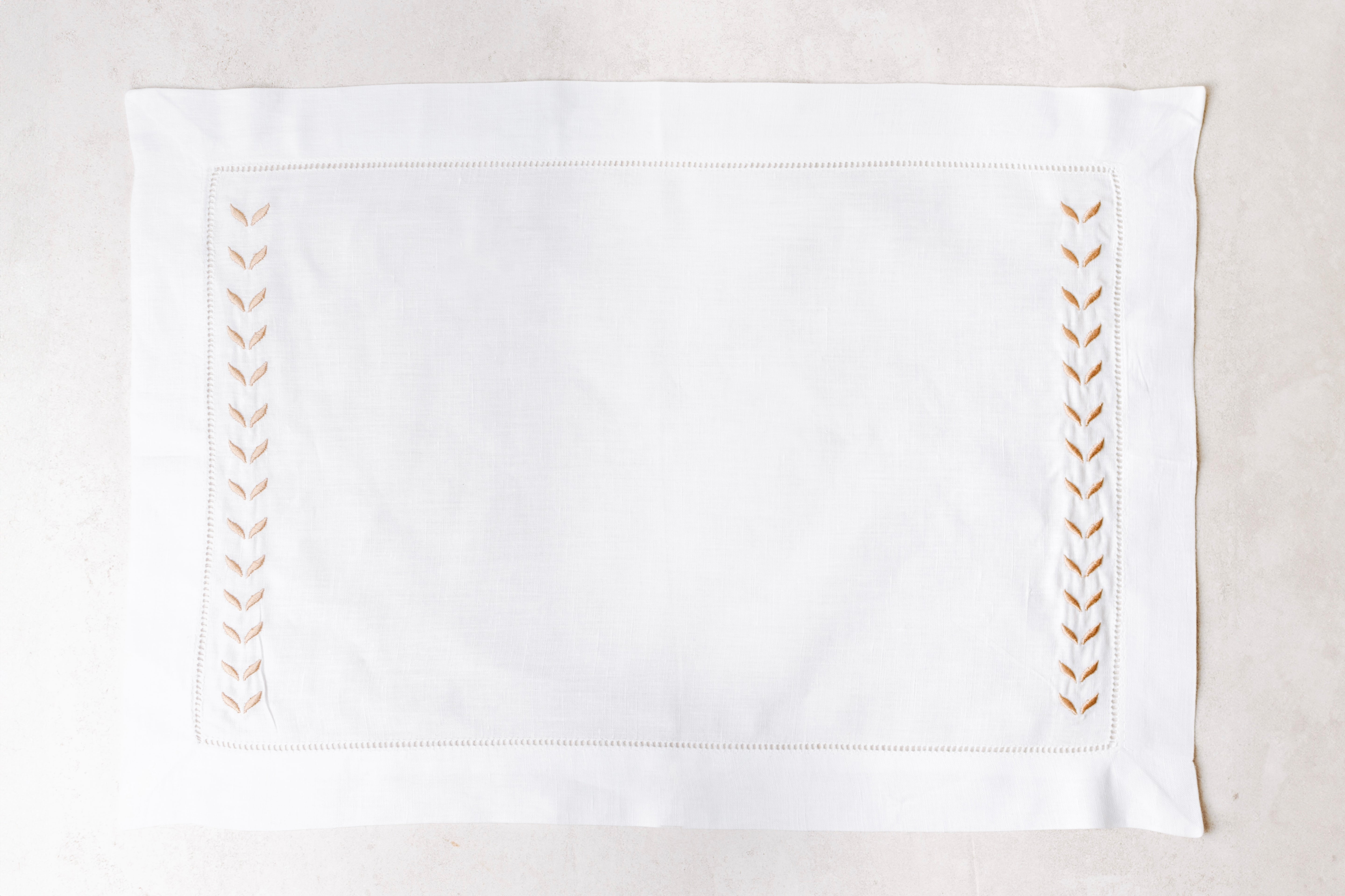 Mantel individual de lino