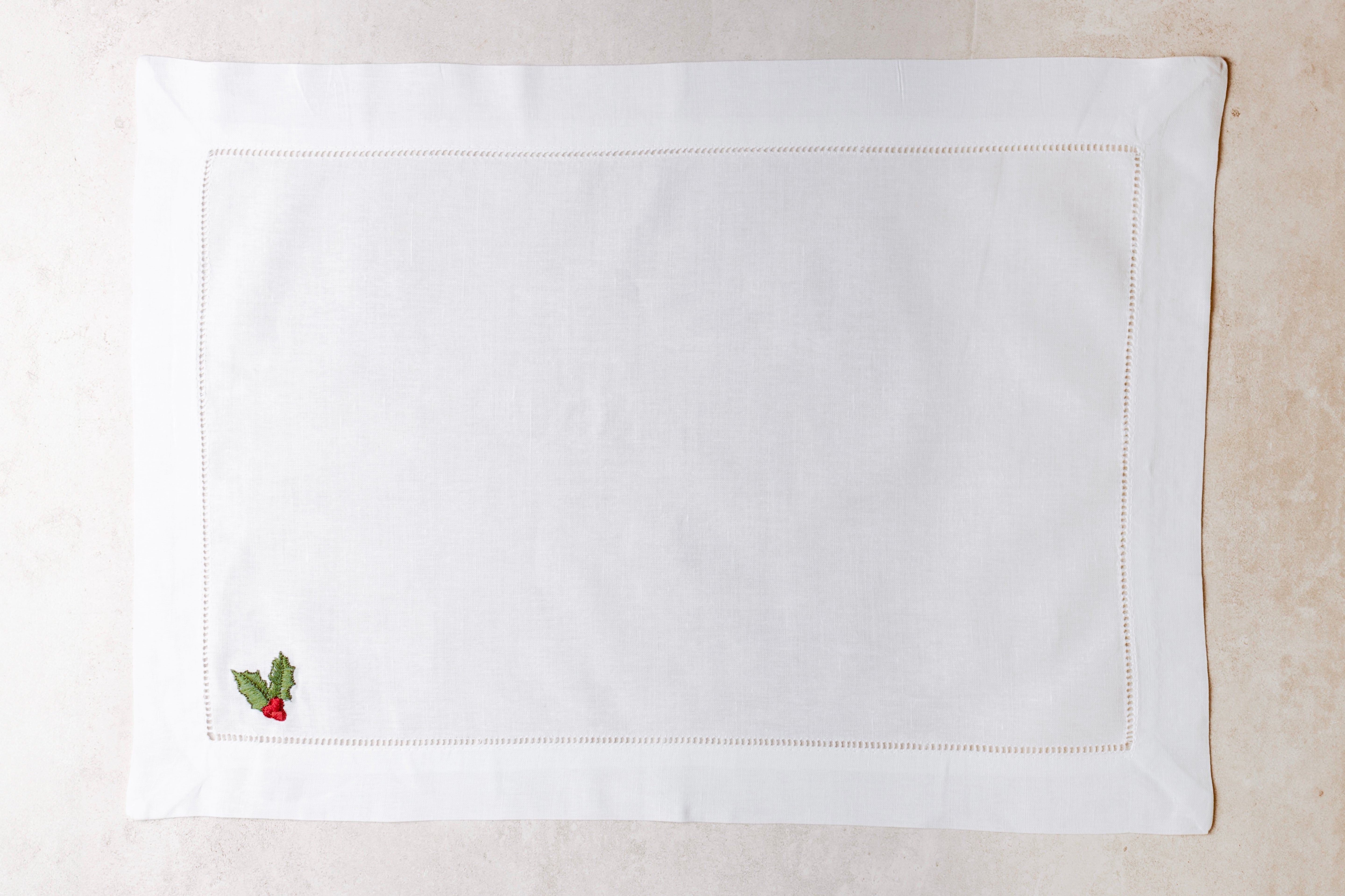 Mantel individual de lino