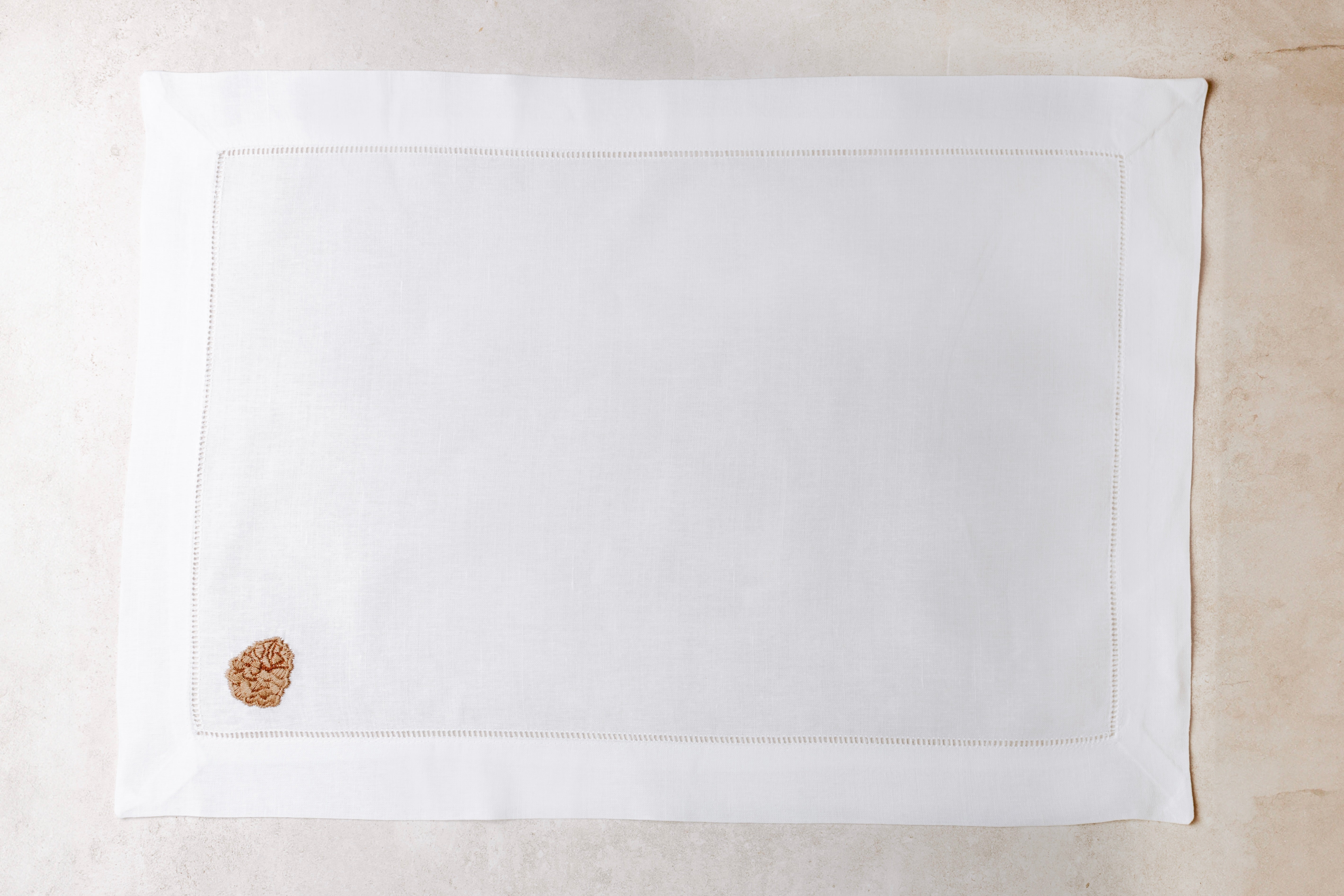 Mantel individual de lino