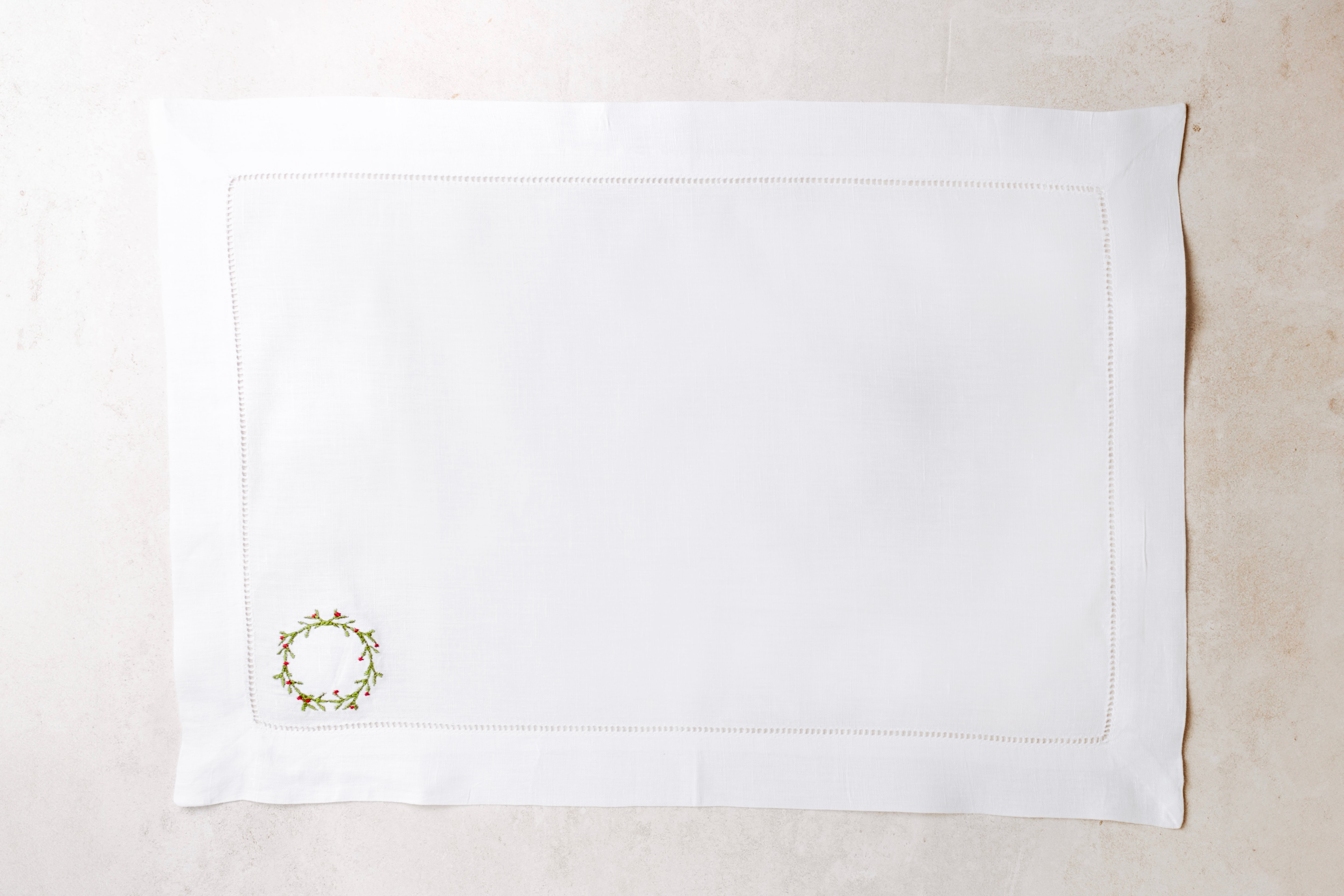 Mantel individual de lino