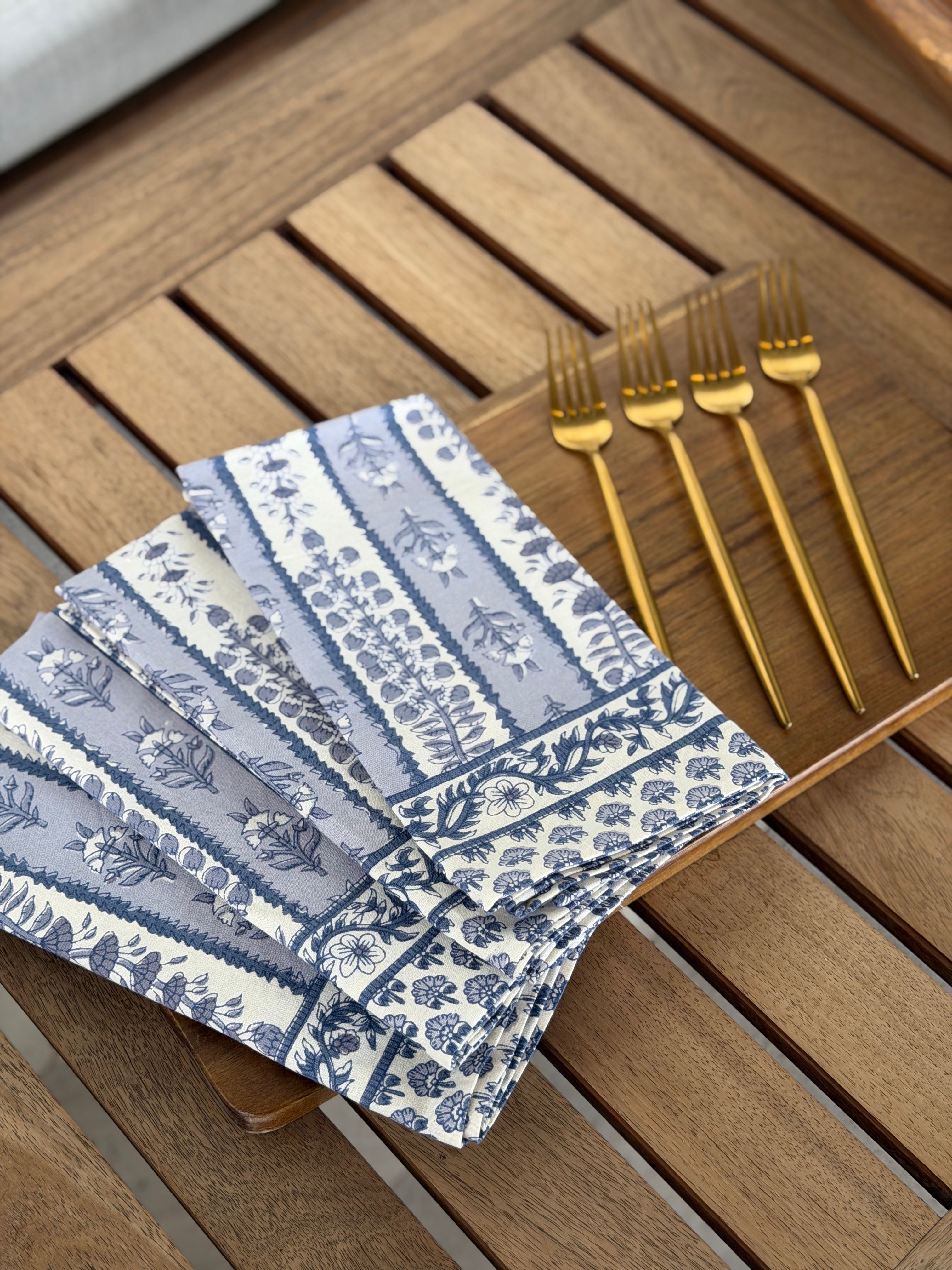 Set de Servilletas Francés Azul